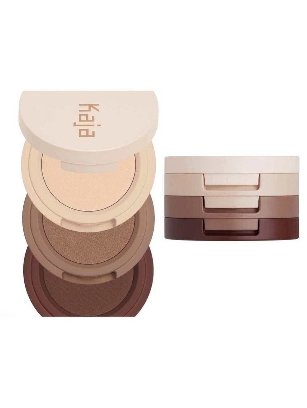Kaja Beauty Bento Soft Matte Eyeshadow Trio in Neutral Moment NEW